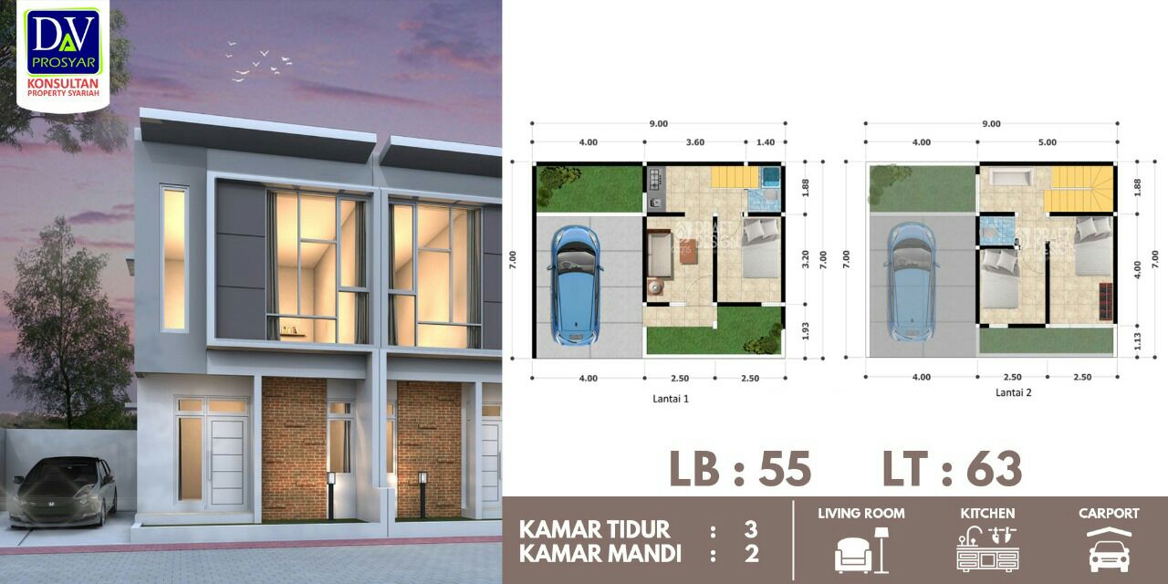 perumahan syariah - perumahan syariah depok sawangan al - ihsan residence 2 brosur - davpropertysyariah.com