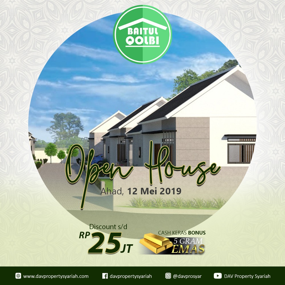 perumahan syariah di citayam depok baitul qolbi open house 2