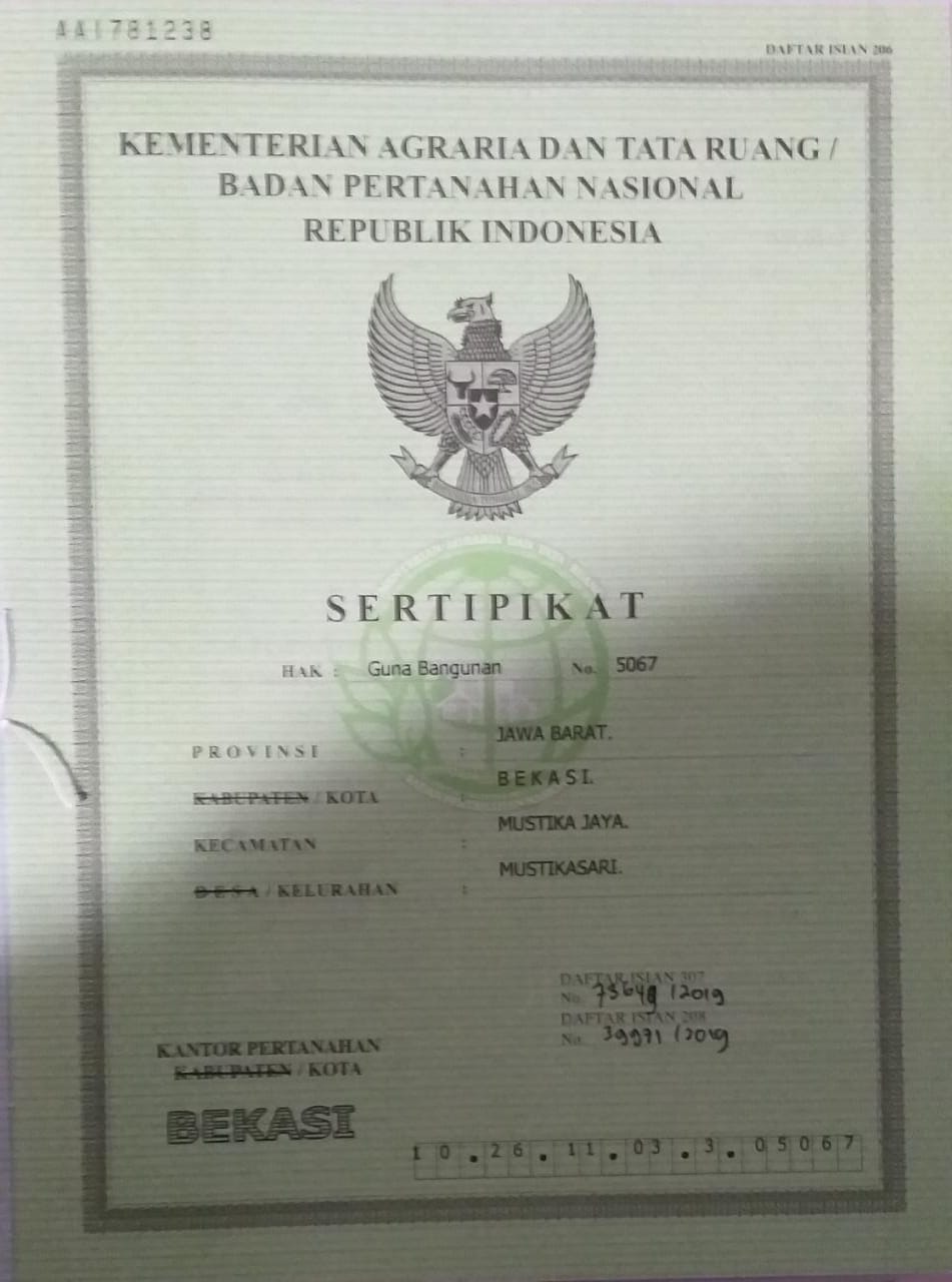 perumahan syariah bekasi - perumahan syariah bekasi timur - perumahan syariah mustikasari - legalitas shgb - adzkia residence - davpropertysyariah