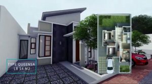 perumahan syariah bekasi - perumahan syariah setu - desain rumah dan layout queensa - azzura residencia - davpropertysyariah