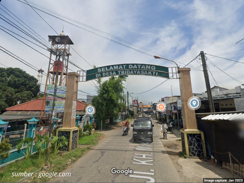 akses lokasi pinggi jalan raya kompas tambun selatan perumahan green madani tambun gmt 800x600