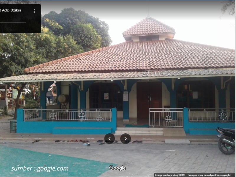 masjid adz dzikra kompas tambun selatan depan gerbang perumahan green madani tambun gmt 800x600